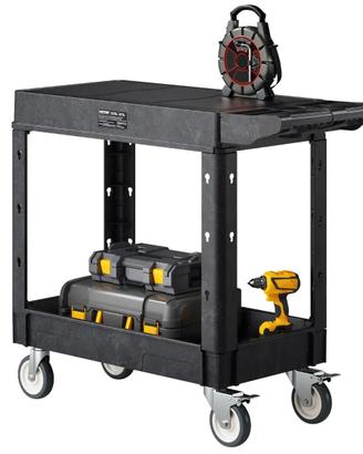 Carrello Portaoggetti in Plastica Resistente 795mm