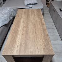 tavolino in legno per salotto 140x 68