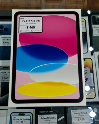 IPAD A16 128GB wi.fi rosa NUOVO