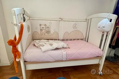 Lettino Tato Erbesi Bianco/Tortora