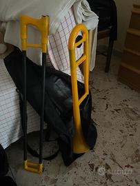 N.2 Tromboni tenore in SiB (1 black and 1yellow)