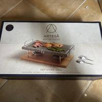 Griglia in pietra lavica Artesa per cene convivial