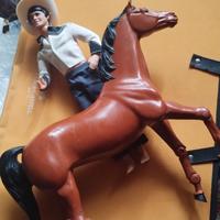 Ken Western + cavallo Barbie anni 80