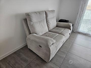 divano relax elettrico 2 posti