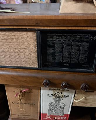 RADIO CGE D'EPOCA VALVOLARE ANNI '50 - MODELLO 860