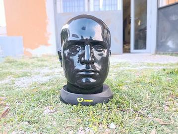 Testa Mussolini in porcellana 