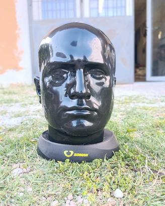 Testa Mussolini in porcellana 