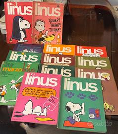 Lotto di 13 riviste LINUS