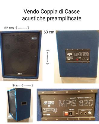 Casse acustiche MPS 620