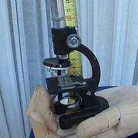 miniatura microscopio cm 13x6x4