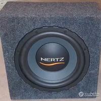 Cassa in legno con Subwoofer marca HERTZ 300mm.