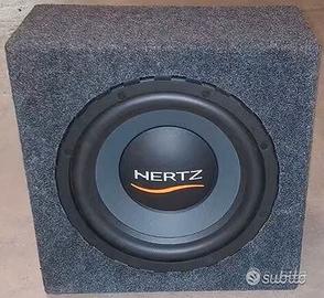 Cassa in legno con Subwoofer marca HERTZ 300mm.