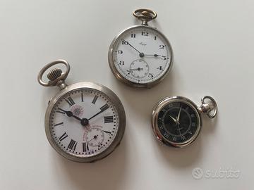 Vecchi orologi da taschino / non funzionanti