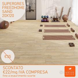 Gres porcellanato effetto legno Freedhome Sand
