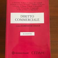 Libro diritto commerciale De Angelis 3 edizione