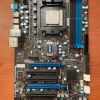 Scheda madre MSI AM3 con Phenom II X6