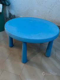 Tavolo tondo resina per bambini