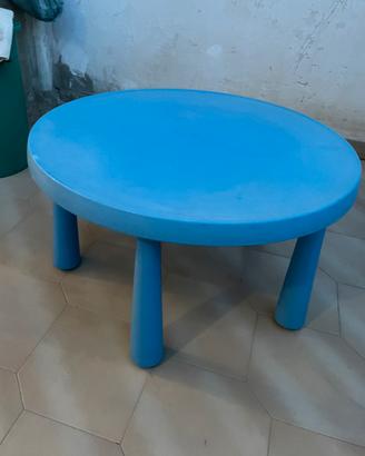 Tavolo tondo resina per bambini