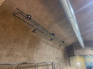 Sistema per illuminazione a traliccio.