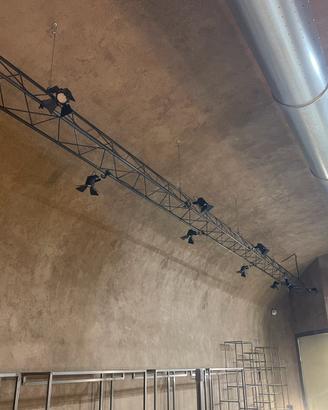 Sistema per illuminazione a traliccio.