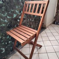 2 sedie in legno 