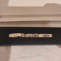 Bracciale acciaio, oro o cuoio