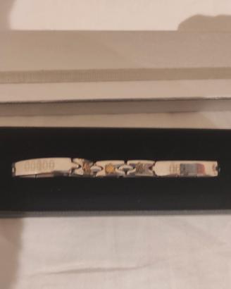 Bracciale acciaio, oro o cuoio