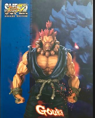 Street fighter kids logic gouki akuma figure 1/6 
