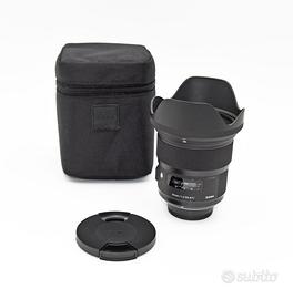 Obiettivo Sigma 24mm f/1.4 DG + accessori