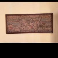 arazzo su tela antico 