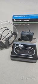 Walkman lettore cassette con cuffie
