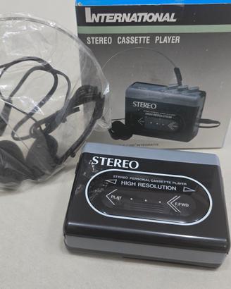 Walkman lettore cassette con cuffie