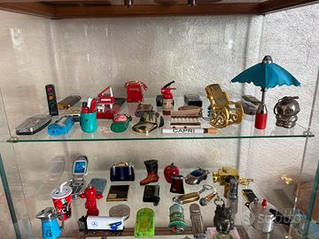 Blocco accendini vintage di varie forme