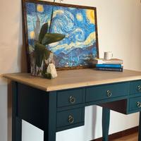 Scrivania restaurata anni '60