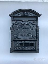 Cassetta postale in fusione di alluminio