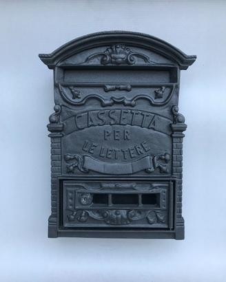 Cassetta postale in fusione di alluminio