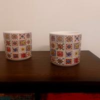 Coppia di vasi Siciliani decorati