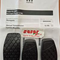 JEEP RENEGADE KIT COPRIPEDALI IN GOMMA ORIGINALI