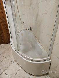 Vasca da bagno più doccia