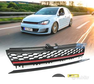 GRIGLIA VOLKSWAGEN VW GOLF 7 VII 12-17 LOOK R NERO