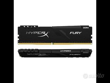 16GB DDR4 RAM KIT GAMING HYPERX FURY KINGSTON