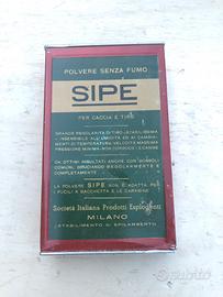 Scatola polvere da caccia SIPE vuota