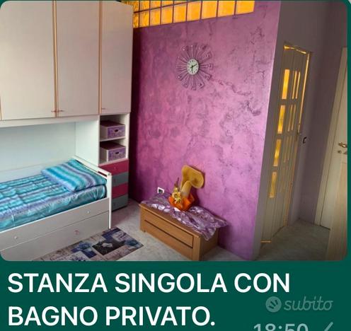 Stanza singola con bagno privato