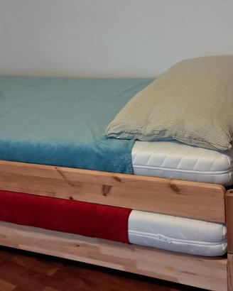 letti sovrapponibili ikea legno  80 200