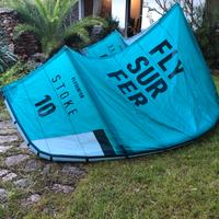 Flysurfer Boost 7m + Stoke 10m kite + barre