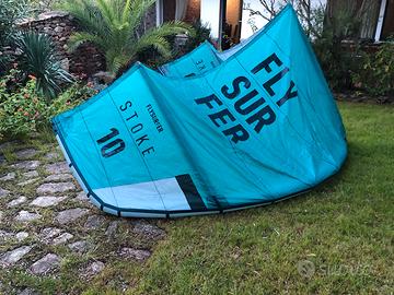 Flysurfer Boost 7m + Stoke 10m kite + barre
