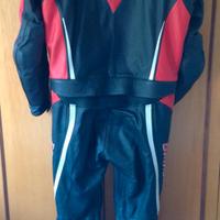 Tuta in pelle divisibile Dainese, tg XL