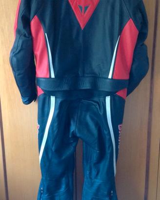 Tuta in pelle divisibile Dainese, tg XL