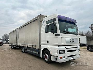 Man TGA 18.460 4x2 centinato con rimorchio