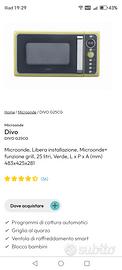 Microonde candy divo G25CG 